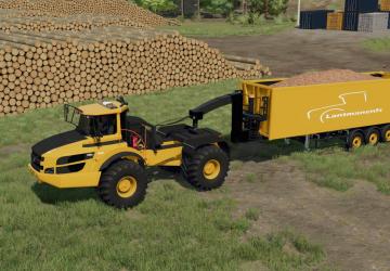 Volvo A40 GTS Semi-Trailer + Trailer + Dollyv1.4.0.0 для Farming Simulator 2022