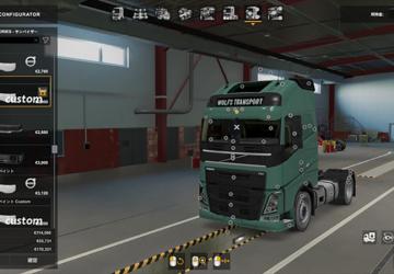 Volvo FH16 2012 Addons Packверсия 1.5.1 для Euro Truck Simulator 2 (v1.53.x)