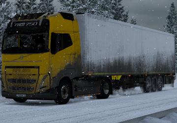 VOLVO FH5 2021 WINTERверсия 1.0 для Euro Truck Simulator 2 (v1.53)