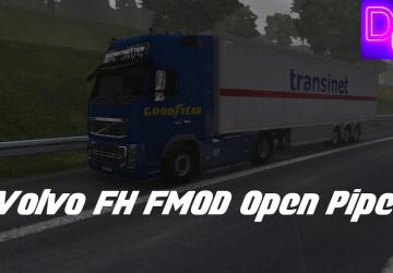 Volvo FH Open Pipe Soundверсия 3.0 для Euro Truck Simulator 2 (v1.39.x, 1.40.x)