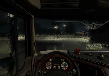 Weather Effect: Rainверсия 1.9.1 для Euro Truck Simulator 2 (v1.42.x)