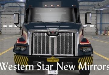 Western Star New Mirrorsверсия 1.0 для American Truck Simulator (v1.40.x, 1.41.x)