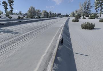 Winter addon for Frosty Winterверсия 1.1 для Euro Truck Simulator 2 (v1.53)