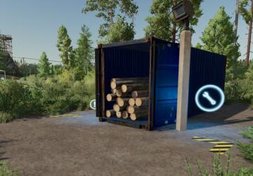 Wood Shipping Containerверсия 1.0.0.0 (12.03.2024) для Farming Simulator 2022