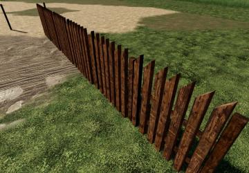 Wooden Fence 2версия 1.0 для Farming Simulator 2019
