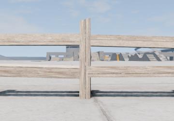 Wooden Fenceверсия 1.0 для BeamNG.drive (v0.32.x)