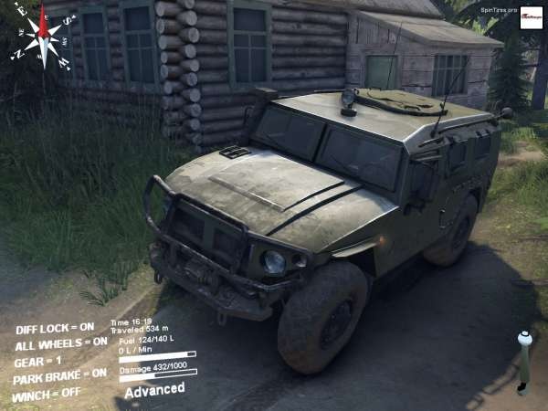 Spintires "ГАЗ-2975 «Тигр»"