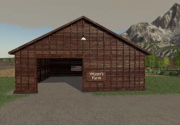 Wyatt Farms American Barnверсия 1.0.0.0 для Farming Simulator 2019