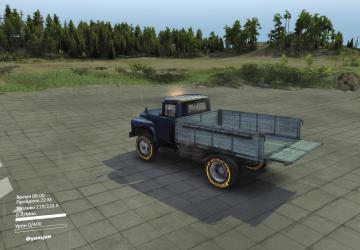 Закрывающийся борт для  дефолтного ЗИЛ-130 (Old-старый)v1.0 для SpinTires (v1.3.7.)