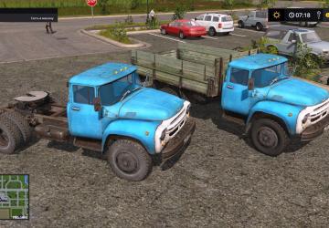 ЗИЛ-130 бортовой и тягачверсия 1.0 для Farming Simulator 2017 (v1.5.3.1)